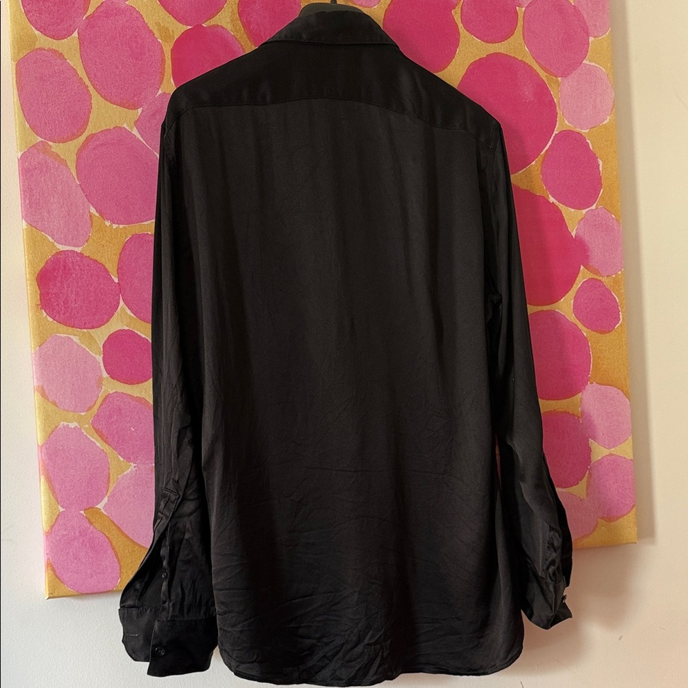 ❤️Saint Laurent Satin button down shirt - Picture 6 of 6
